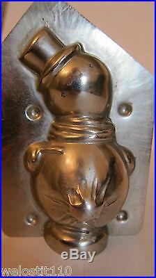 Antique Vintage Penguin With Top Hat Chocolate Mold. Made By Matfer France