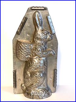 Antique Vintage Rabbit Chocolate Mold. Made By Eppelsheimer N. Y. #8046. 14 1/2