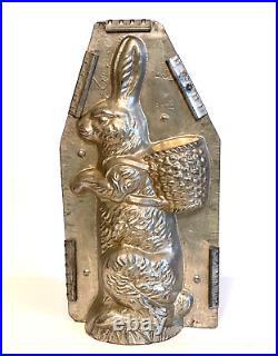 Antique Vintage Rabbit Chocolate Mold. Made By Eppelsheimer N. Y. #8046. 14 1/2