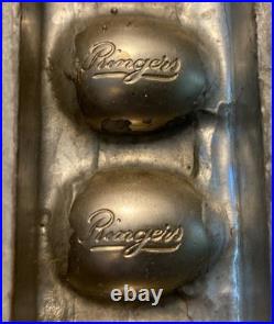 Antique Vintage Ringers Heavy Pewter Metal 84 Chocolate Candy Egg Mold Tray