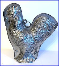 Antique Vintage Rooster Chocolate Mold. Made By H. Walter Berlin Germany