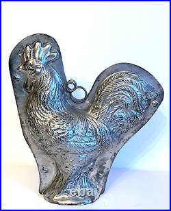 Antique Vintage Rooster Chocolate Mold. Made By H. Walter Berlin Germany