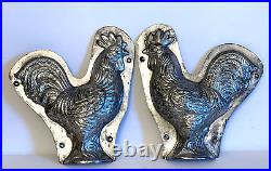 Antique Vintage Rooster Chocolate Mold. Made By H. Walter Berlin Germany