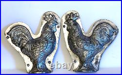 Antique Vintage Rooster Chocolate Mold. Made By H. Walter Berlin Germany