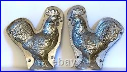 Antique Vintage Rooster Chocolate Mold. Made By H. Walter Berlin Germany