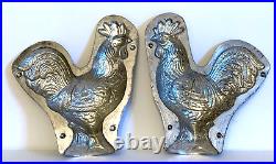 Antique Vintage Rooster Chocolate Mold. Made By H. Walter Berlin Germany