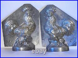 Antique Vintage Rooster Chocolate Mold. Made By Sommet Paris, France