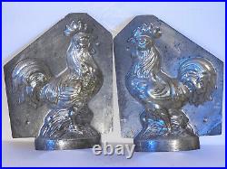 Antique Vintage Rooster Chocolate Mold. Made By Sommet Paris, France