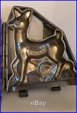 Antique Vintage Rudolph The Red Nose Reindeer Chocolate Mold
