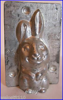 Antique Vintage TINY LITTLE BUNNY RABBIT Chocolate Mold. Made in GERMANY. WALTER
