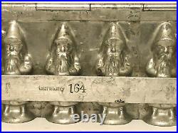 Antique Vintage TINY SANTA CHOCOLATE MOLD. Made by Heris in GERMANY # 163. NICE