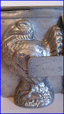 Antique Vintage TURKEY Chocolate Mold. Signed 644 GERMANY. Made by HERIS