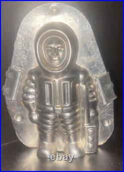 Antique Vintage Tin Astronaut Space Man Holland Chocolate Mold