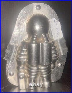 Antique Vintage Tin Astronaut Space Man Holland Chocolate Mold