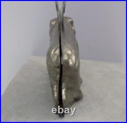 Antique Vintage Walking Bear Chocolate Mold #6623 Two Pc mold Signed Fish Symbol