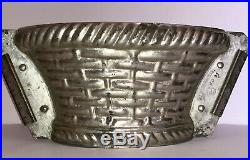 Antique Vintage XL Large Easter Basket Chocolate Mold. 9 By 6
