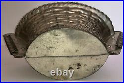 Antique Vintage XL Large Easter Basket Chocolate Mold. 9 By 6