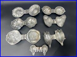Antique Vtg Ice Cream Mold E & Co, NY Flower Lot 7 Chocolate Eppelsheimer READ Antique Vtg Ice Cream Mold E & Co, NY Flower Lot 7 Chocolate Eppelsheimer READ