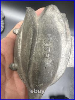 Antique Vtg Ice Cream Mold E & Co, NY Flower Lot 7 Chocolate Eppelsheimer READ Antique Vtg Ice Cream Mold E & Co, NY Flower Lot 7 Chocolate Eppelsheimer READ
