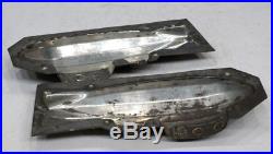 Antique WW1 ZEPPELIN AIRSHIP Tin Metal CANDY CHOCOLATE MOLD & Clips / Hindenburg