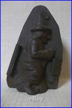 Antique Weygandt Co. Witch Chocolate Mold Signed + Made In Germany