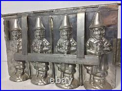 Antique Witch Chocolate Mold Vintage Germany Made Size 9 1/2x 6