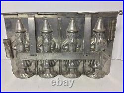 Antique Witch Chocolate Mold Vintage Germany Made Size 9 1/2x 6