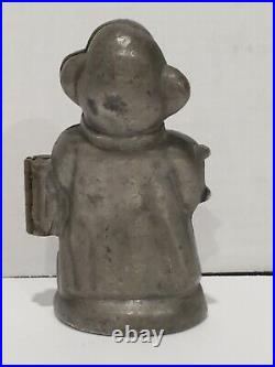 Antique Yellow Kid Comic Figure Pewter Chocolate Candy Ice Cream Mold