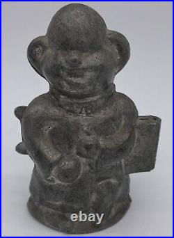 Antique Yellow Kid R Outcault Comic Figure Pewter Chocolate Candy Ice Cream Mold