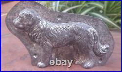 Antique anton reiche golden retriever dog chocolate mold