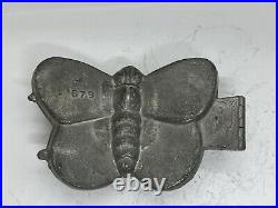 Antique butterfly/ moth, #679 Pewter Chocolate Candy Ice Cream