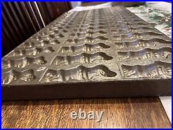 Antique chocolate mold 45 Slots 27 X 13 1/4-Excellent Condition
