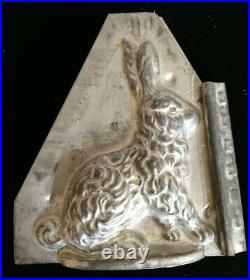 Antique chocolate mold LARGE EASTER BUNNY RABBIT Anton Reiche FREE SHIPPING