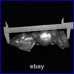 Antique metal Chocolate Mold larger Pig Dresden Germany Anton Reiche #4587 vtg