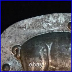 Antique metal Chocolate Mold small Pig Germany Dresden Anton Reiche 12 8553 vtg Antique metal Chocolate Mold small Pig Germany Dresden Anton Reiche 12 8553 vtg