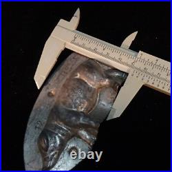 Antique metal Chocolate Mold small Pig Germany Dresden Anton Reiche 12 8553 vtg Antique metal Chocolate Mold small Pig Germany Dresden Anton Reiche 12 8553 vtg