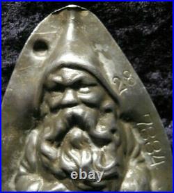 Antique old chocolate mold Santa Claus / Father Christmas Anton Reige Dresden