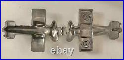 Antique pewter chocolate ice cream mold Eppelsheimer E & Co 1131 8 Airplane