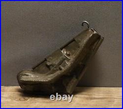 Antique two part chocolate mold of a pistol gun revolver Free shipping