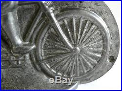 Anton REICHE 7871 MAN ON BICYCLE CHOCOLATE MOLD ANTIQUE VINTAGE