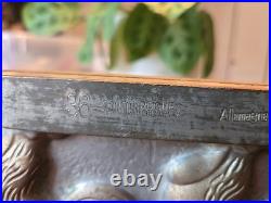 Anton Reich Triple Rooster Chocolate Mold Dresden Germany Antique Farm Rare Anton Reich Triple Rooster Chocolate Mold Dresden Germany Antique Farm Rare