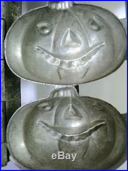 Anton Reiche 1928 Antique Halloween 17688 Pumpkin Chocolate Mold Vintage