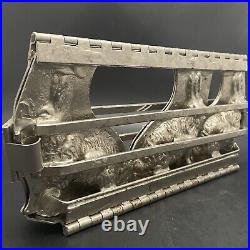 Anton Reiche 3 Bunny Rabbit Hinged Chocolate Mold 1885-1912 Made in Germany
