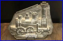 Anton Reiche Antique Tin Chocolate Mold Steam Locomotive #9954 Dresden Germany