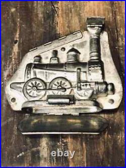 Anton Reiche Antique Tin Chocolate Mold Steam Locomotive #9954 Dresden Germany