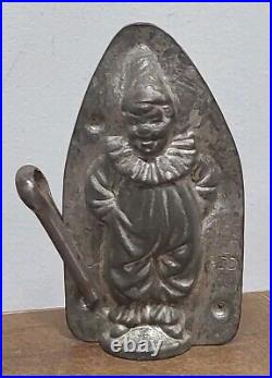 Anton Reiche Clown Chocolate Mold Made Dresden Germany Antique 3.75 Tall #16