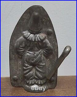 Anton Reiche Clown Chocolate Mold Made Dresden Germany Antique 3.75 Tall #16