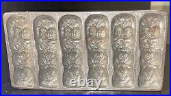 Anton Reiche Germany Antique Twins Babies In A Blanket Chocolate Mold #1495