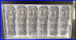 Anton Reiche Germany Antique Twins Babies In A Blanket Chocolate Mold #1495