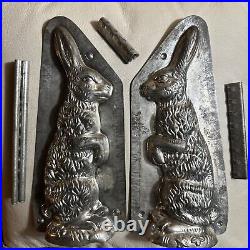 Anton Reiche Large Standing Rabbit Antique Chocolate Mold Easter Bunny German